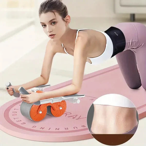 Rodillo de Ejercicio Abdominal 4 Soportes – Fortalece tu Núcleo con Estabilidad