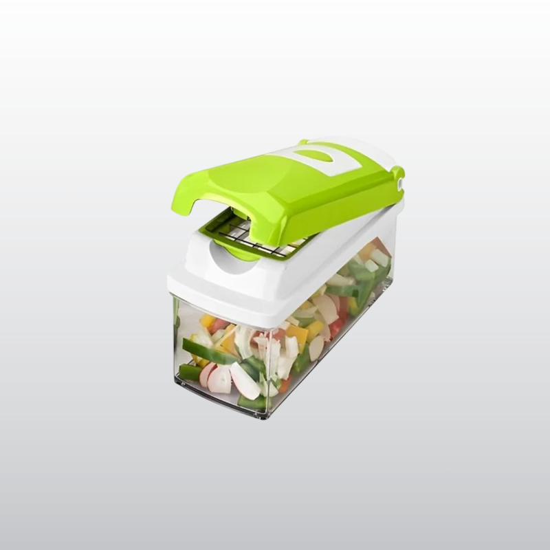 Picador de Verduras 11 en 1 Multifuncional | Rápido, Seguro y Sin Esfuerzo 🥕🔪