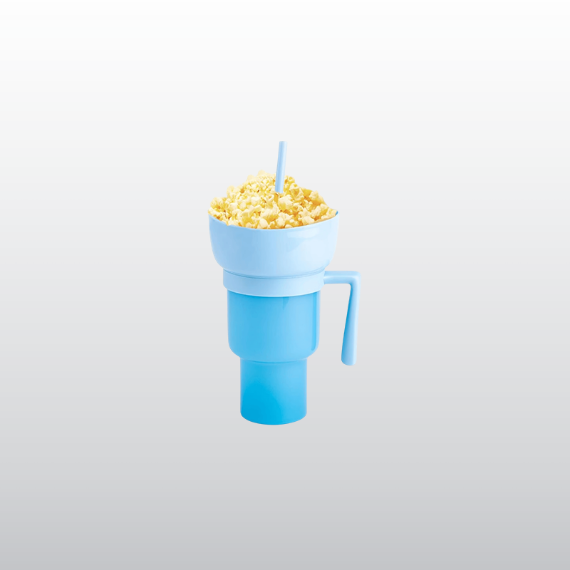 🥤 Vaso 2 en 1 para Bebidas y Snacks – ¡Disfruta sin Derrames!