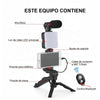 Kit de Grabación para Celular con Luz LED y Micrófono 🎤📱
