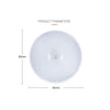 Luz Circular LED con Sensor de Movimiento
