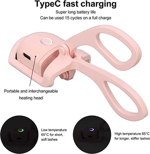 Rizador de Pestañas Eléctrico USB