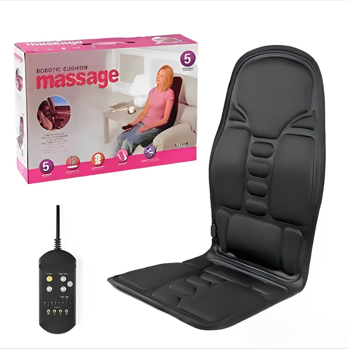 Asiento Masajeador para Auto y Hogar