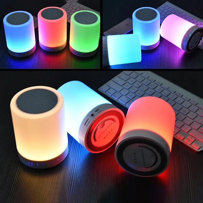 Lámpara Bluetooth con Parlante Integrado 🎶💡 | Luz LED y Música en Uno
