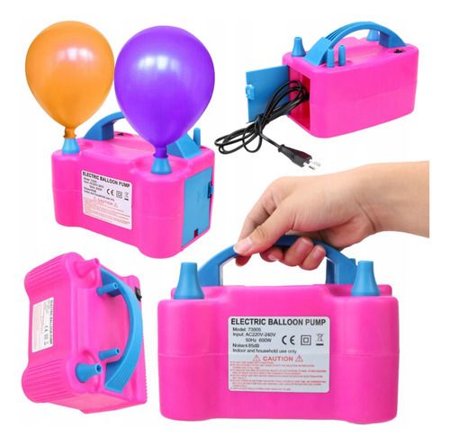 Inflador de Globos Eléctrico 680W | Rápido y Potente para Fiestas