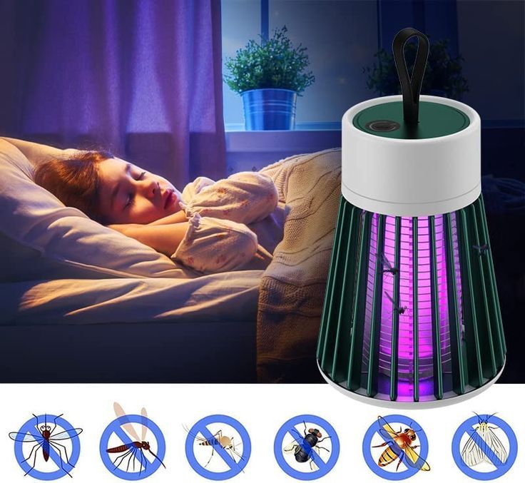 Lámpara Mata Mosquitos | Protección Segura y Silenciosa