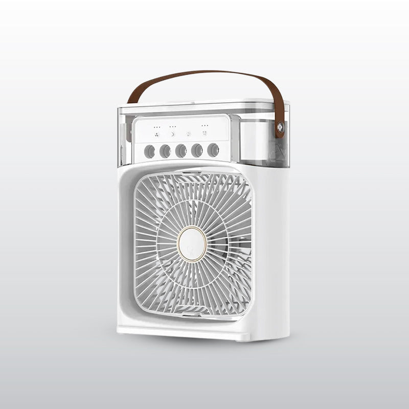 Air Cooler Ventilador Portátil | Refresca e Ilumina con Luces LED