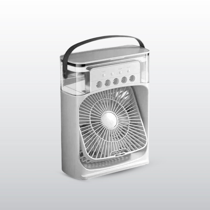 Air Cooler Ventilador Portátil | Refresca e Ilumina con Luces LED