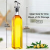 Aceitero de Vidrio 500ml | Ideal para Aceite de Oliva, Vinagre y Más 🌿