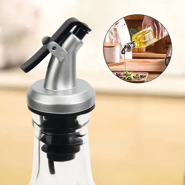 Aceitero de Vidrio 500ml | Ideal para Aceite de Oliva, Vinagre y Más 🌿
