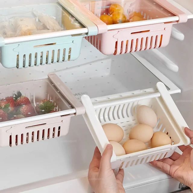 Estante Deslizante para Nevera | Ideal para Frutas, Snacks y Más 🍎🥪
